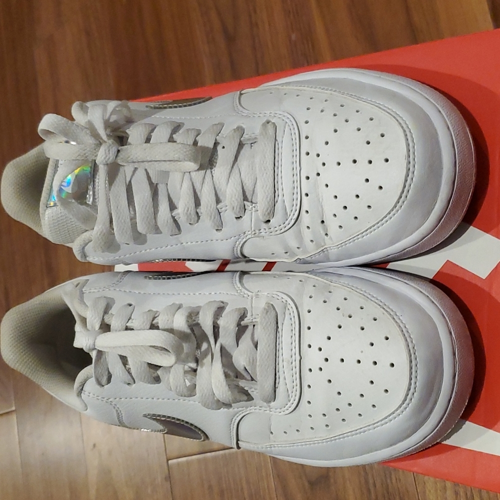 Nike Court Vision Lo White Holographic Women's Sneakers